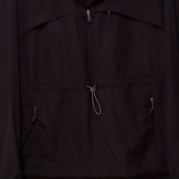 Avalanche - NWOT -Ladies Navy Blue Windbreaker W/Hood, Drawstring Waist, Pockets - Picture 16 of 16